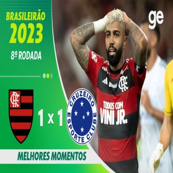 #ไฮไลท์ฟุตบอล [ ฟลาเมงโก้ 1 - 1 ครูไซโร่ ] บราซิล ซีรี่ เอ 2023